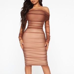 Bandage midi dress